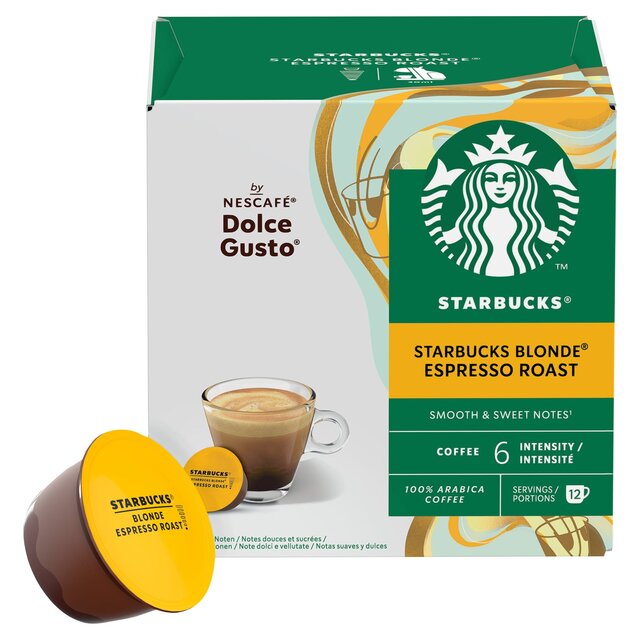 STARBUCKS Blonde Espresso Roast Coffee Pods by NESCAFE Dolce Gusto thumbnail 5
