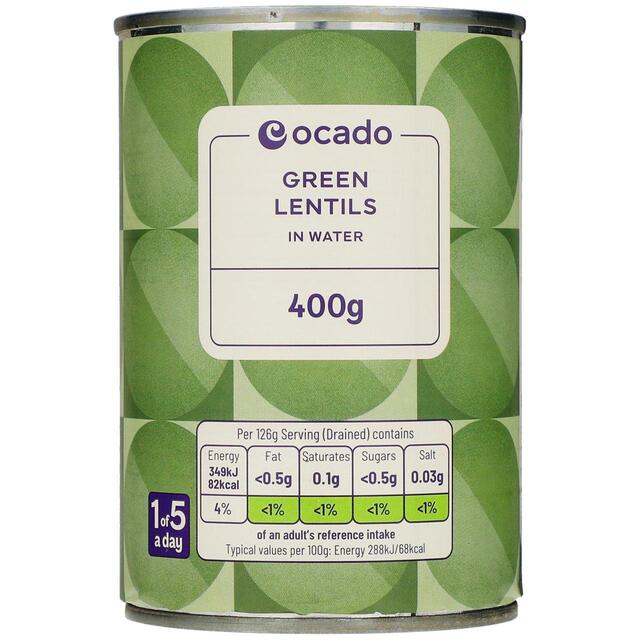 Ocado Green Lentils in Water thumbnail 2