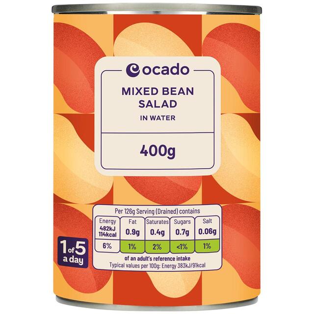 Ocado Mixed Bean Salad in Water thumbnail 2