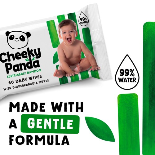 The Cheeky Panda Biodegradable Bamboo Baby Wipes thumbnail 6
