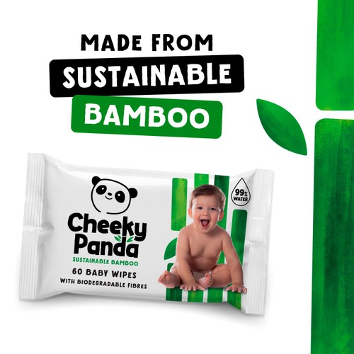 The Cheeky Panda Biodegradable Bamboo Baby Wipes thumbnail 7