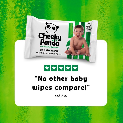 The Cheeky Panda Biodegradable Bamboo Baby Wipes thumbnail 10