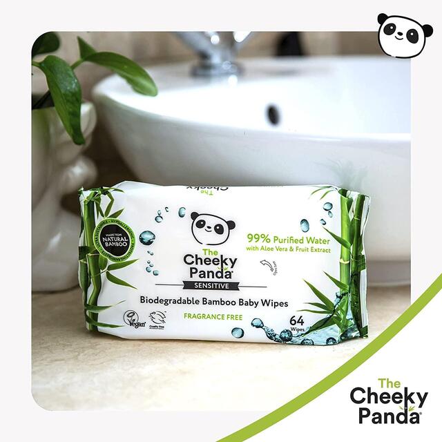 The Cheeky Panda Biodegradable Bamboo Baby Wipes thumbnail 6