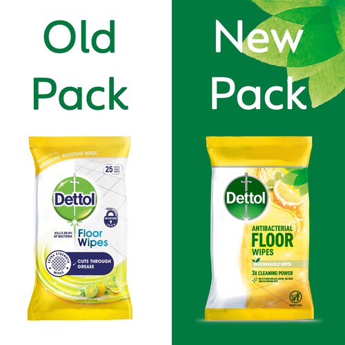 Dettol Antibacterial Extra Large Floor Wipes thumbnail 3