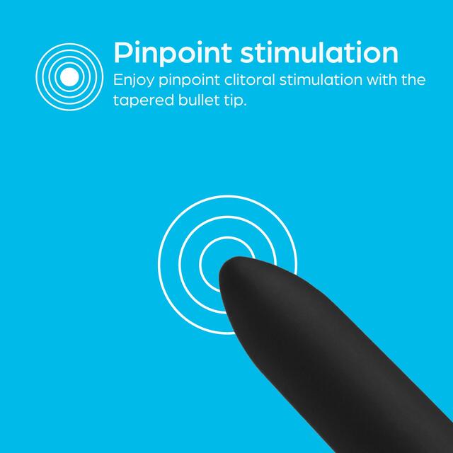 So Divine Whole Lotta Love 7 Function Vibrating Bullet Black thumbnail 4