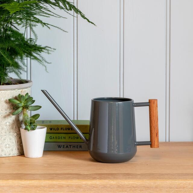 Burgon & Ball Indoor Watering Can Charcoal thumbnail 3