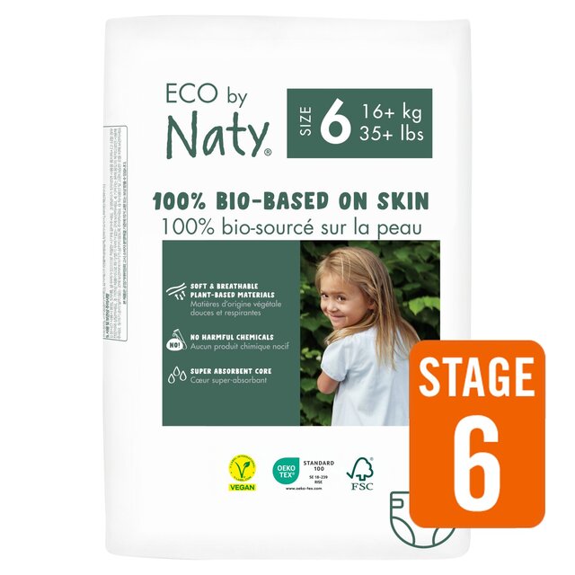 Eco by Naty Nappies, Size 6 thumbnail 9
