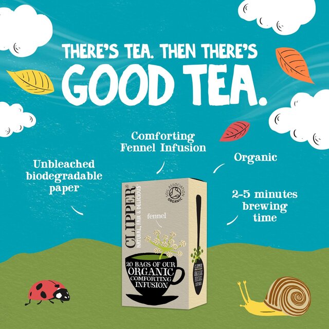 Clipper Organic Fennel Tea Bags thumbnail 10