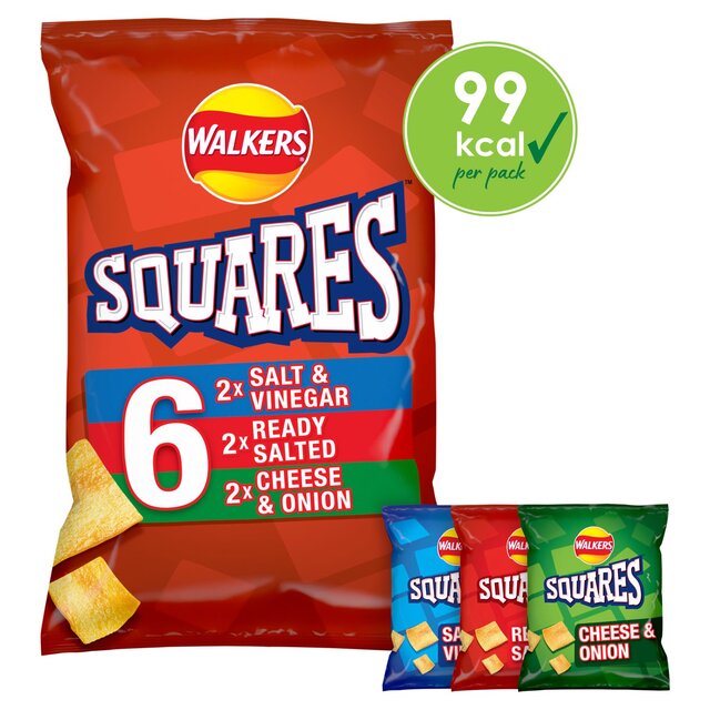 Walkers Squares Variety Multipack Snacks