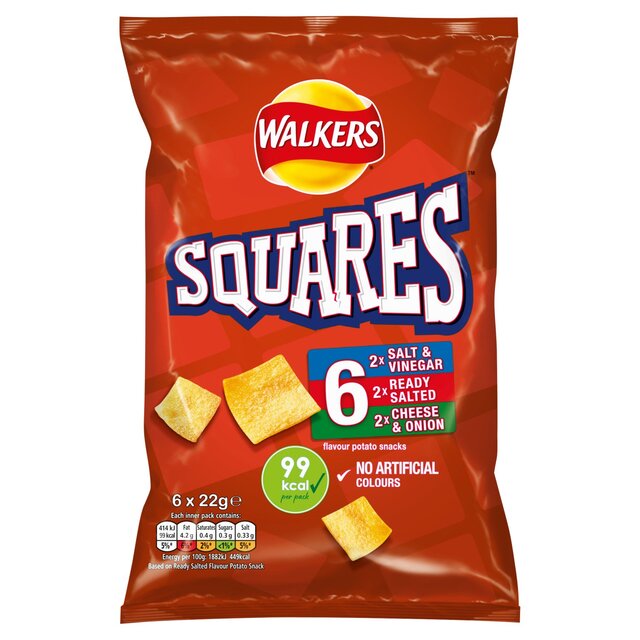 Walkers Squares Variety Multipack Snacks thumbnail 3