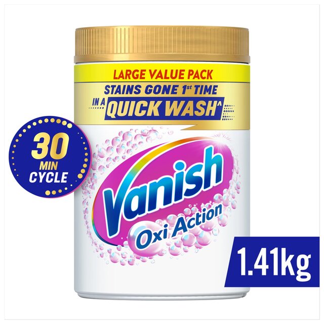 Vanish Oxi Action Fabric Stain Remover Powder Whites
