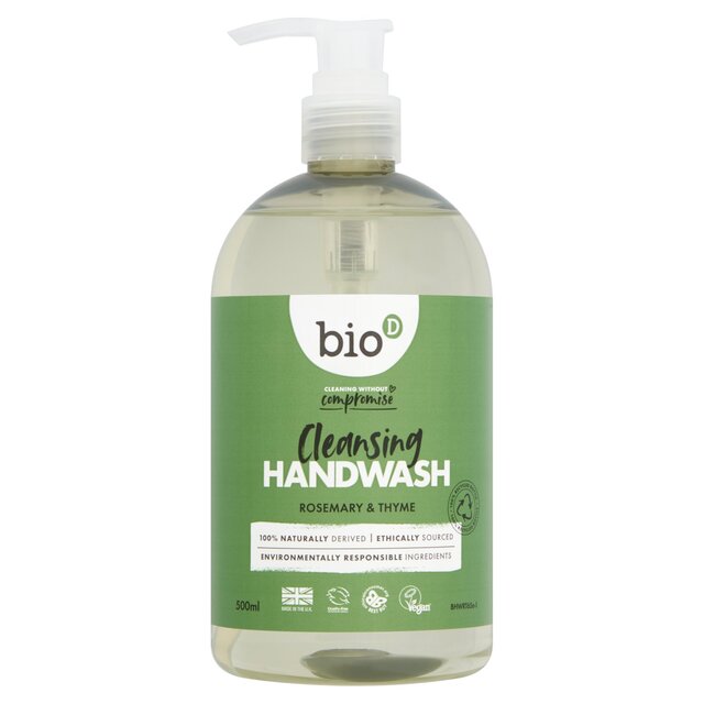 Bio-D Eco Rosemary & Thyme Sanitising Hand Wash