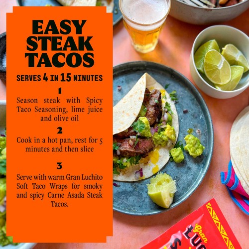 Gran Luchito Soft Taco Shell Tortilla Wraps thumbnail 5