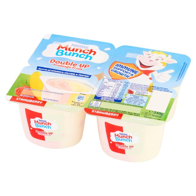 Munch Bunch Double Up Fromage Frais Strawberry & Banana thumbnail 5