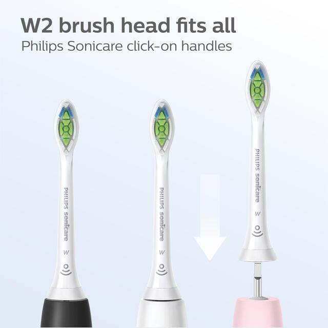 Philips Sonicare W2 Optimal White Toothbrush Heads, White 4 Pack thumbnail 5