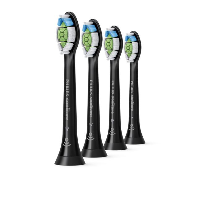 Philips Sonicare W2 Optimal White Toothbrush Heads, Black 4 Pack