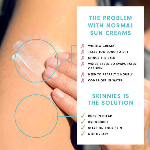 Skinnies SPF 50+ Sunscreen Sungel Conquer, Vegan thumbnail 4