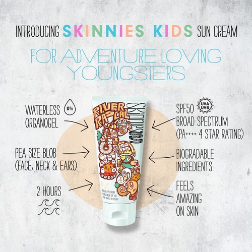 Skinnies Kids Vegan SPF 50 Sunscreen thumbnail 2