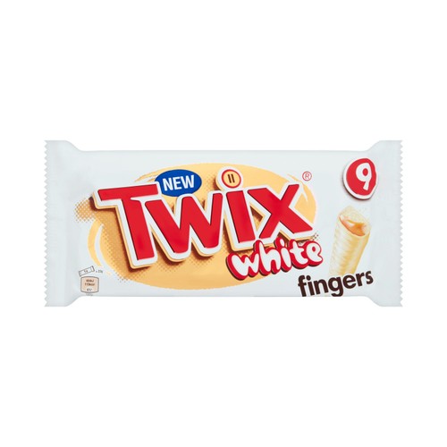 Twix Caramel & White Chocolate Fingers Biscuit Snack Bars Multipack  thumbnail 2