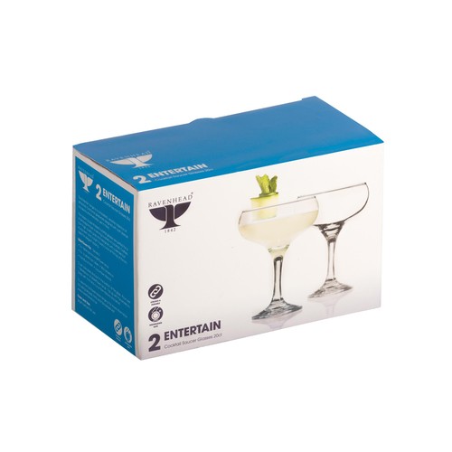 Ravenhead Entertain Cocktail Saucer Glasses, 200ml thumbnail 3