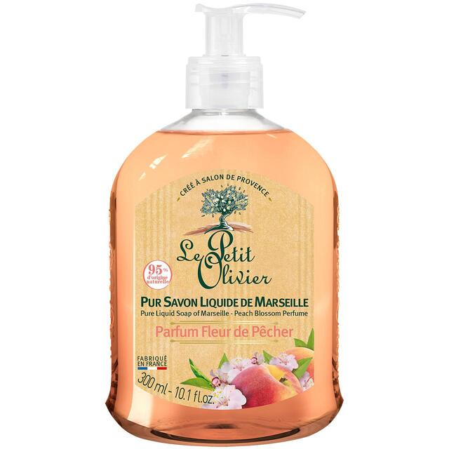 Le Petit Olivier Pure Liquid Soap of Marseille, Peach Blossom