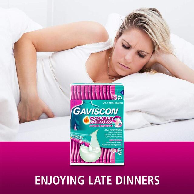 Gaviscon Heartburn & Indigestion Peppermint Liquid Sachets thumbnail 10