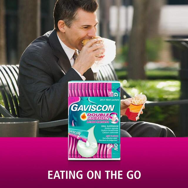 Gaviscon Heartburn & Indigestion Peppermint Liquid Sachets thumbnail 8