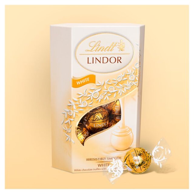 Lindt Lindor White Chocolate Truffles thumbnail 3