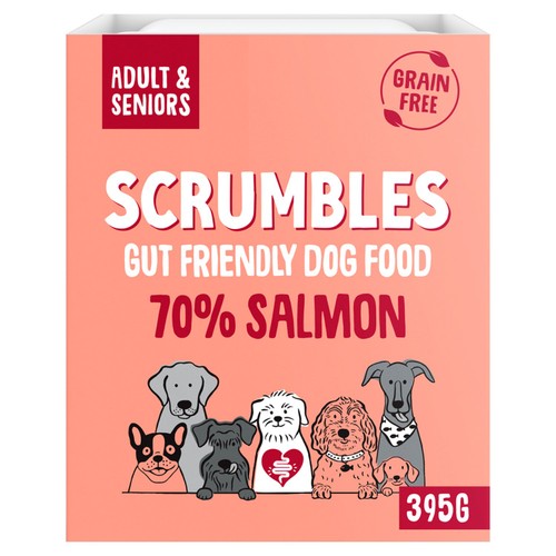 Scrumbles Wet Dog Food Pate, Grain Free Salmon