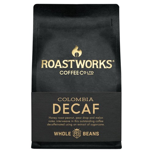 Roastworks Decaf Colombia Whole Bean Coffee thumbnail 2