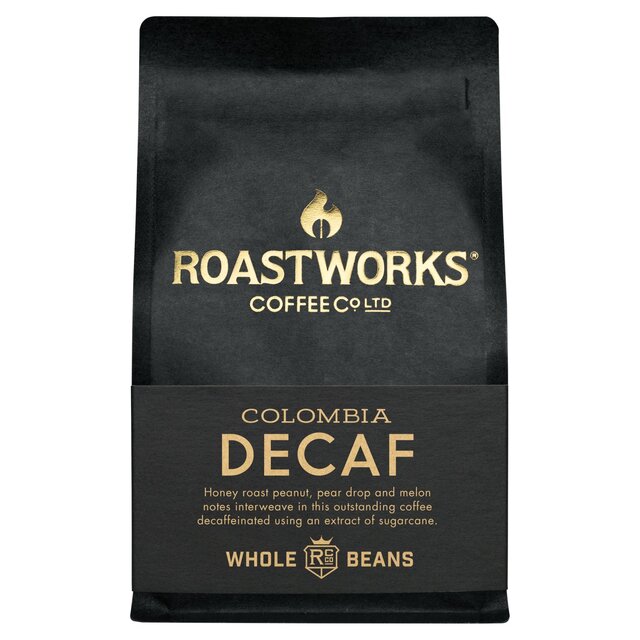 Roastworks Decaf Colombia Whole Bean Coffee