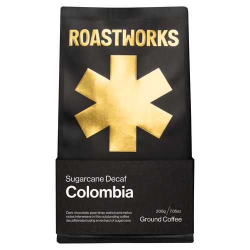 Roastworks Decaf Colombia Ground Coffee