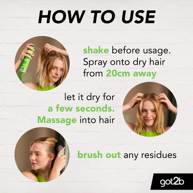 Schwarzkopf Got2b Extra Fresh Dry Shampoo thumbnail 5