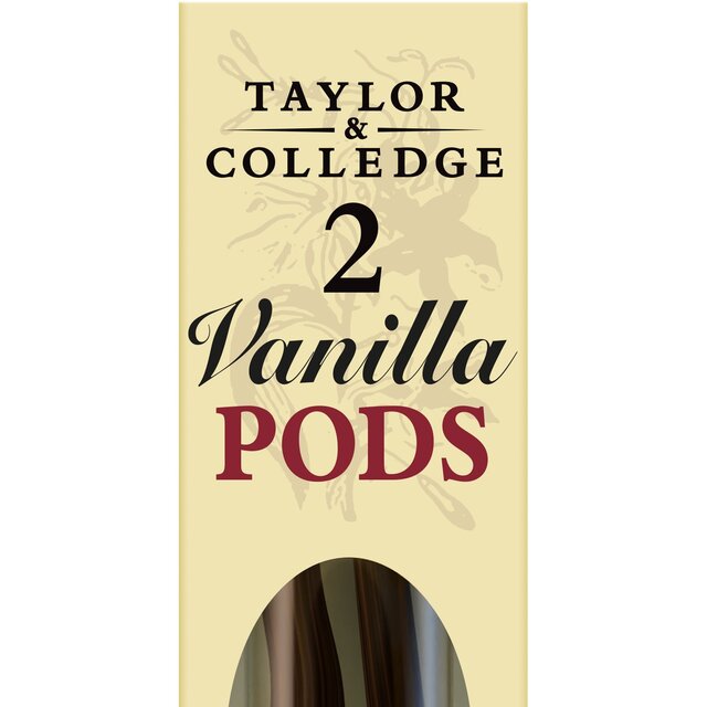 Taylor & Colledge 2 Organic Vanilla Pods
