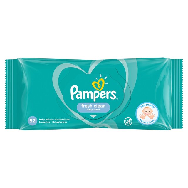 Pampers Fresh Clean Baby Wipes thumbnail 2