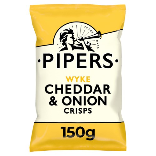 Pipers Lye Cross Cheddar & Onion Sharing Bag Crisps