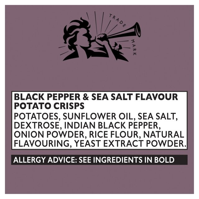 Pipers Karnataka Black Pepper & Sea Salt Sharing Bag Crisps thumbnail 3