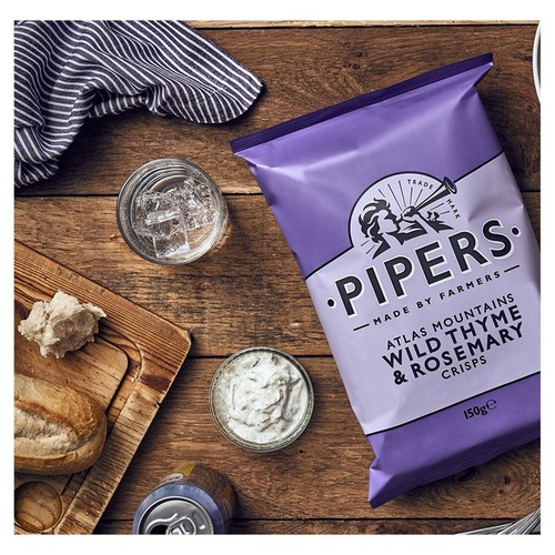 Pipers Atlas Mountains Wild Thyme & Rosemary Sharing Bag Crisps thumbnail 3
