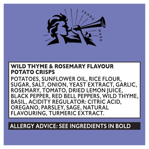 Pipers Atlas Mountains Wild Thyme & Rosemary Sharing Bag Crisps thumbnail 5