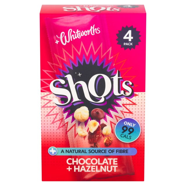 Whitworths Shots Snack Pack Chocolate & Hazelnut thumbnail 2