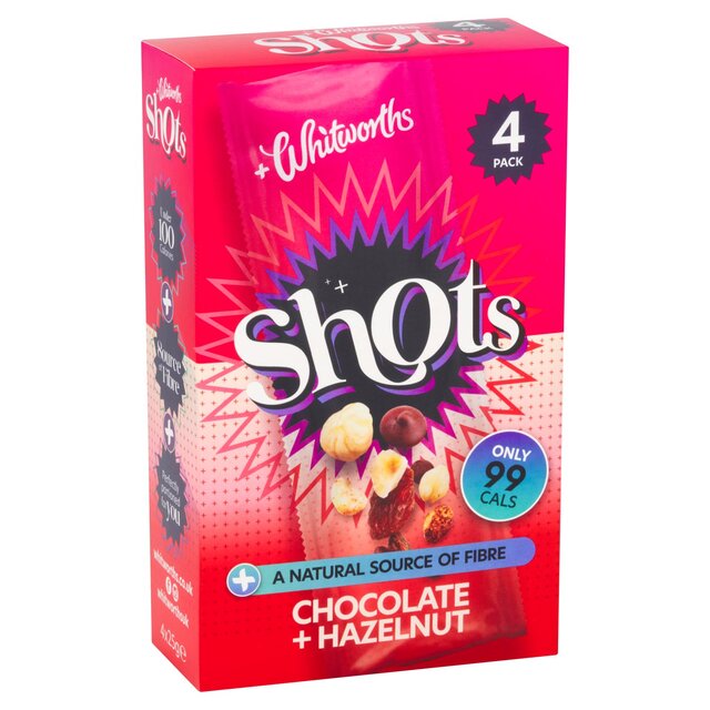 Whitworths Shots Snack Pack Chocolate & Hazelnut thumbnail 3