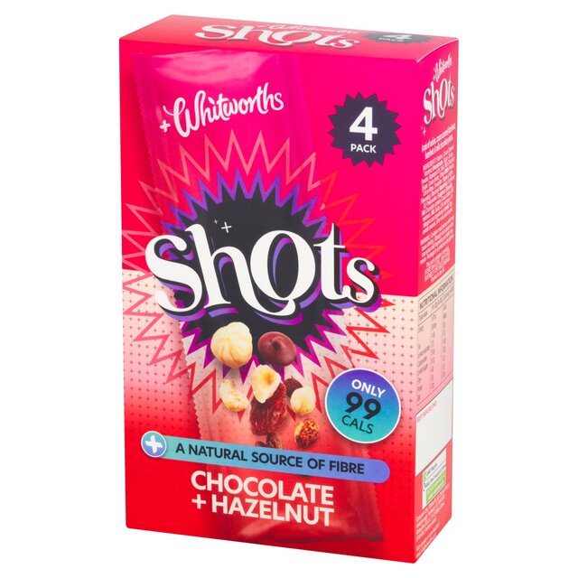 Whitworths Shots Snack Pack Chocolate & Hazelnut thumbnail 4
