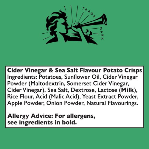 Pipers Burrow Hill Cider Vinegar & Sea Salt Sharing Bag Crisps thumbnail 8