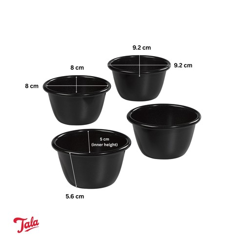 Tala 4 Non-stick Pudding Moulds, Single portion  thumbnail 5