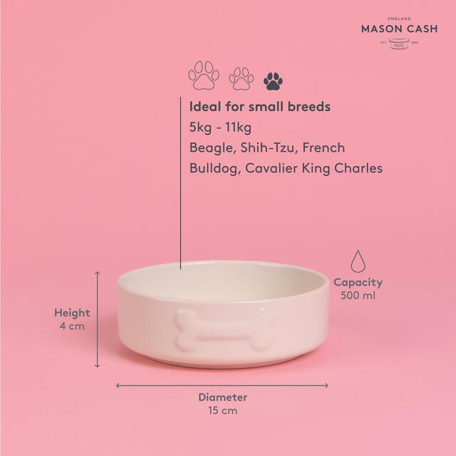 Mason Cash Colour Mix Cream Dog Bowl 15cm thumbnail 3