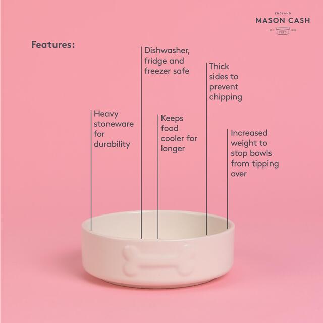 Mason Cash Colour Mix Cream Dog Bowl 15cm thumbnail 4