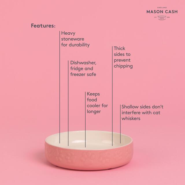 Mason Cash Colour Mix Pink Cat Saucer 13cm thumbnail 2