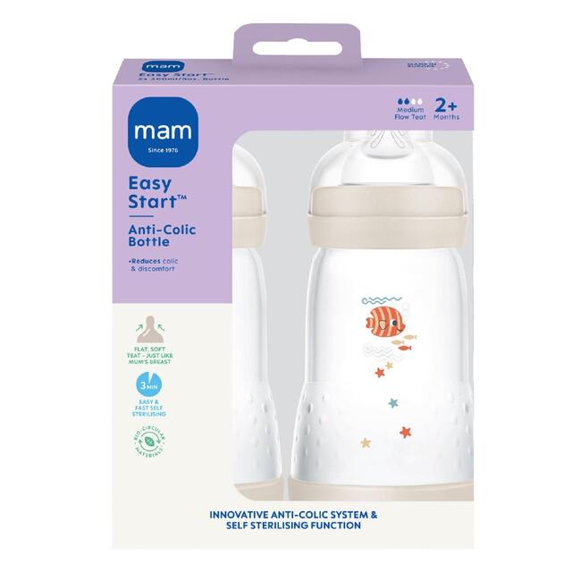 MAM Anti Colic Easy Start 260ml Bottle thumbnail 2