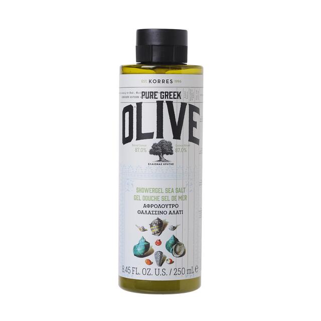 Korres Natural Pure Greek Olive & Sea Salt Shower Gel, Vegan