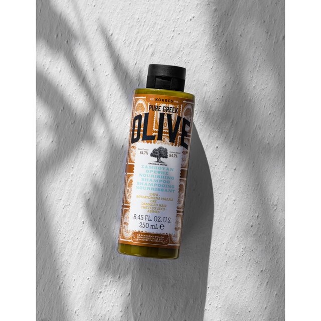 Korres Natural Pure Greek Olive Nourishing Shampoo, Dry & Damaged Hair thumbnail 5